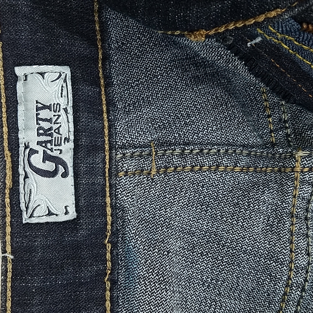 Garty, 0211, Blue Jeans, with embellishments on back pockets, Sz 20 - Picture 6 of 12